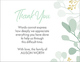 Eucalyptus Edge Flat Sympathy Cards Image 1 of 2